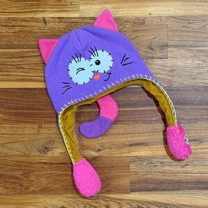 Kids Flipeez Fleece Lined Cat Cold Weather Hat